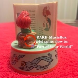 LITTLE MERMAID MUSICBOX ✹ RARE DISNEY COLLECTABLE